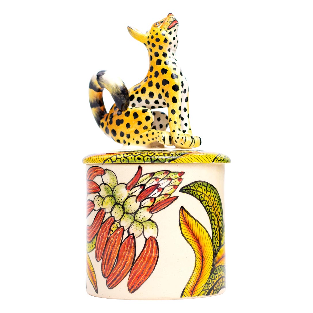 Serval cat jewelry box