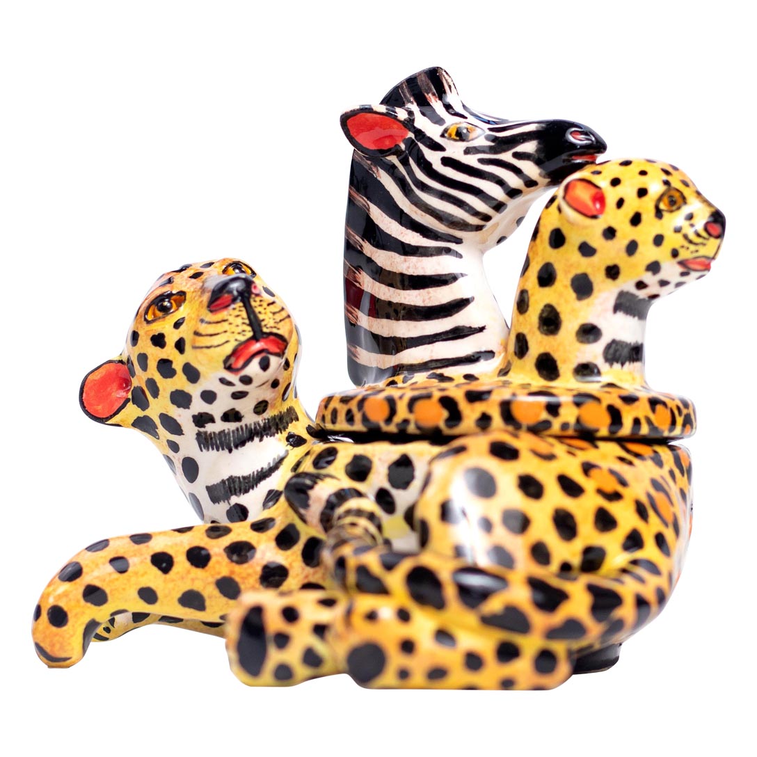 Leopard jewelry box