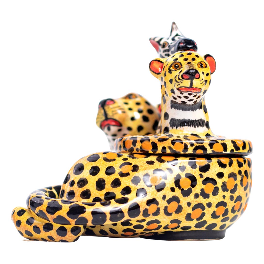 Leopard jewelry box