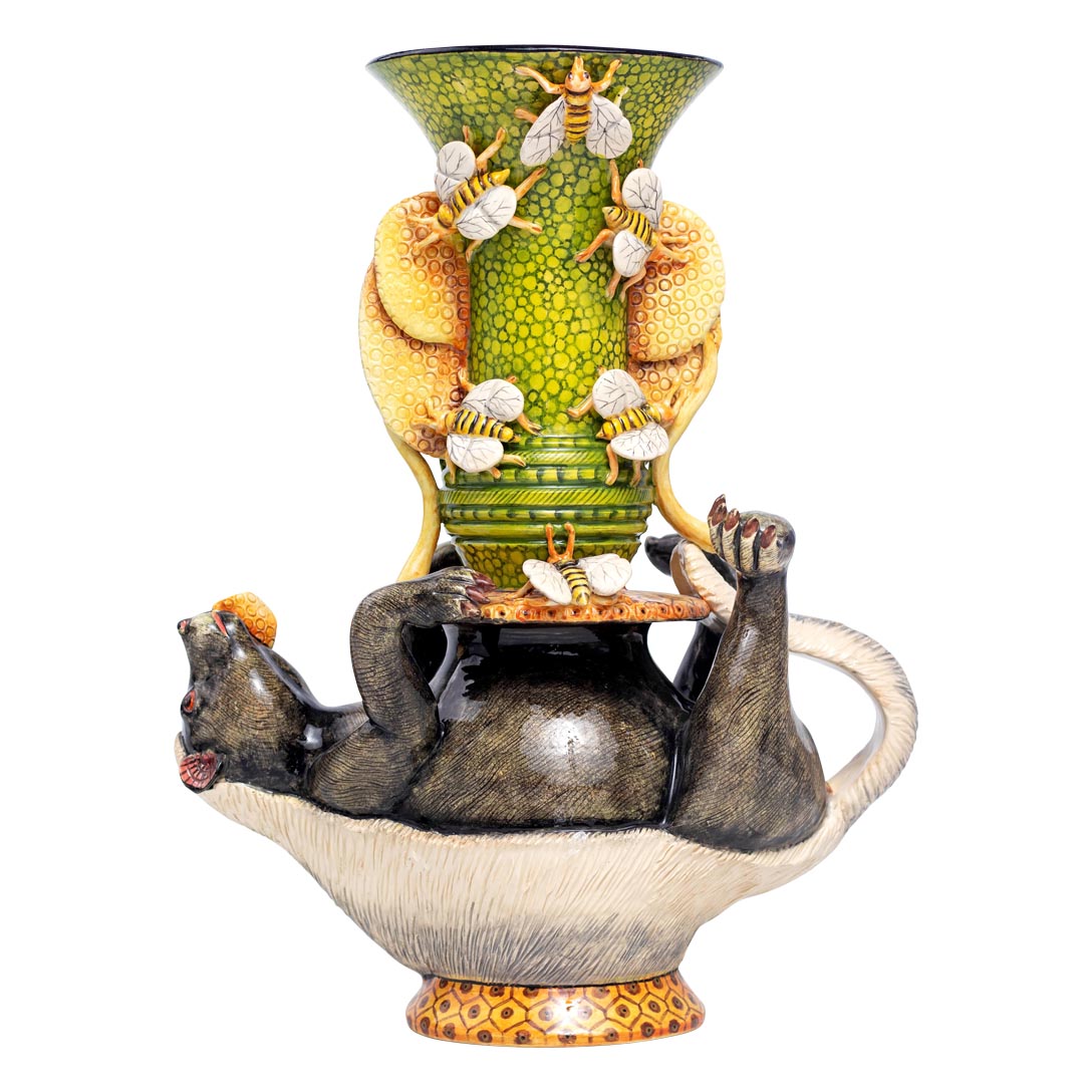 Honeybadger vase