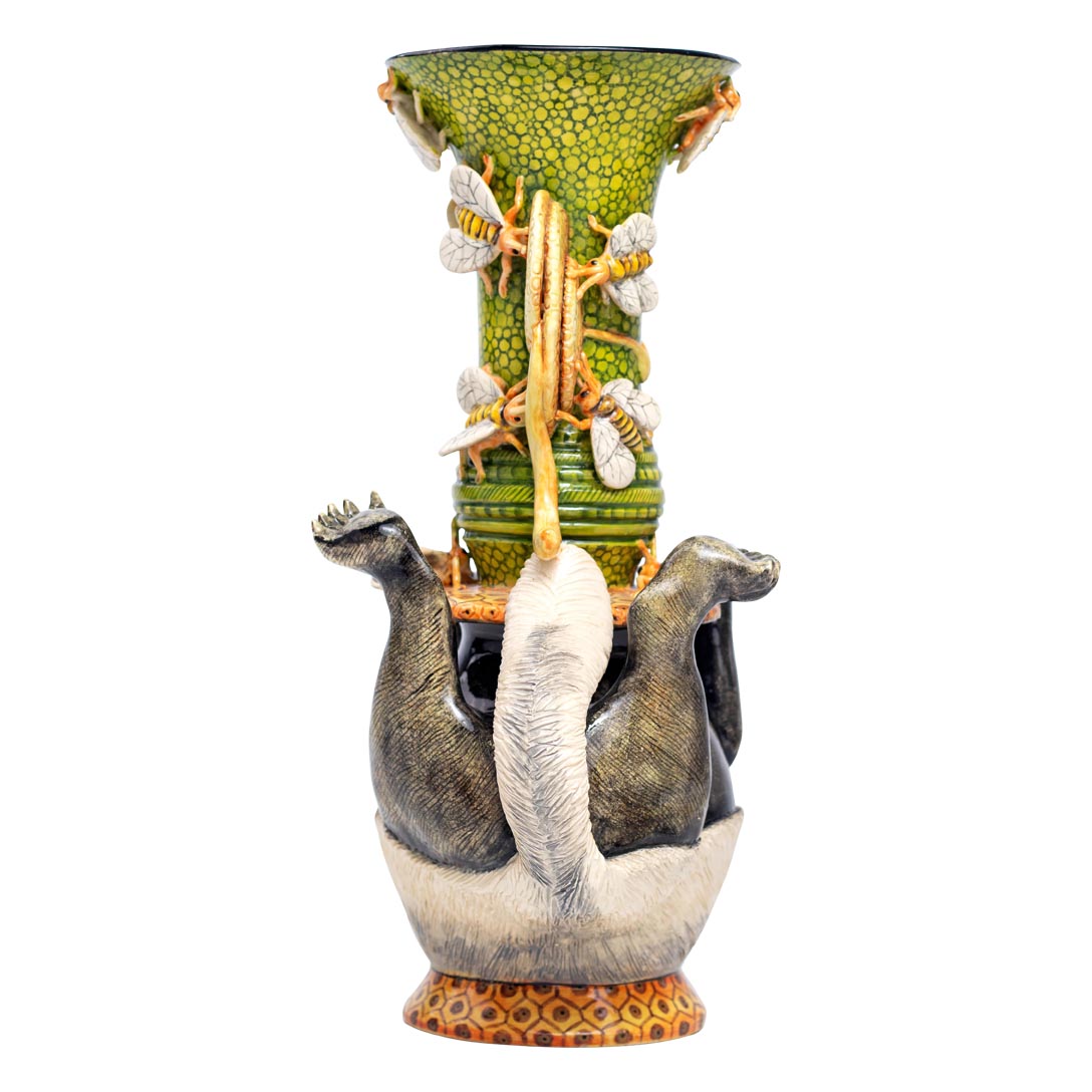 Honeybadger vase