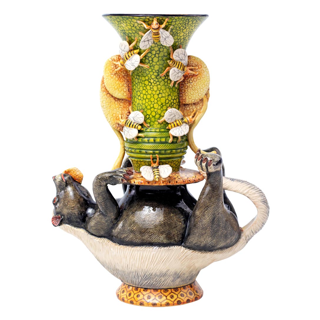 Honeybadger vase