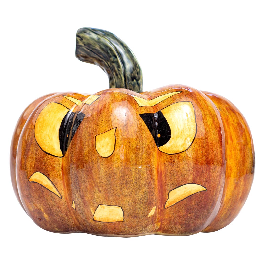 Halloween pumpkin sculpture