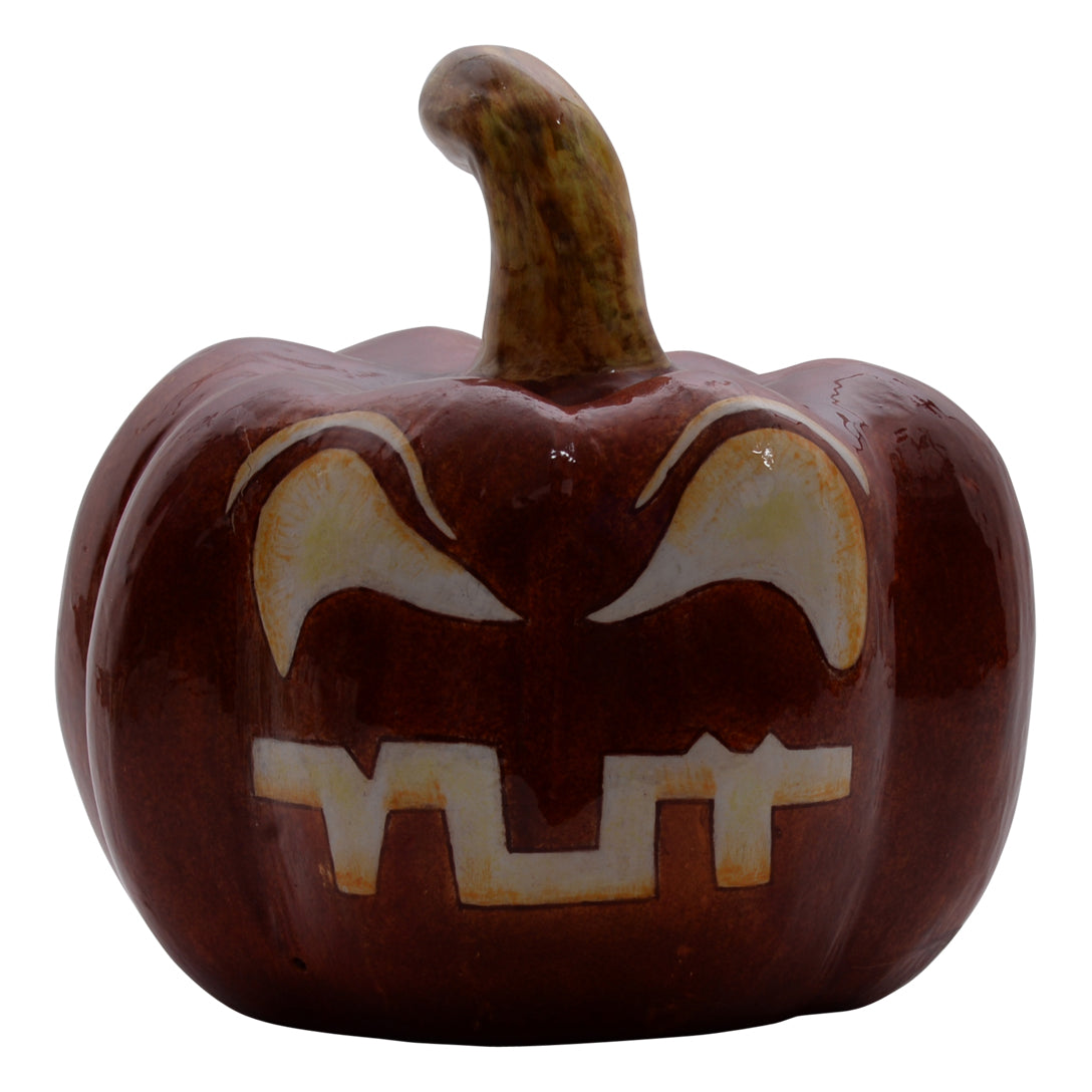 Halloween pumpkin sculpture