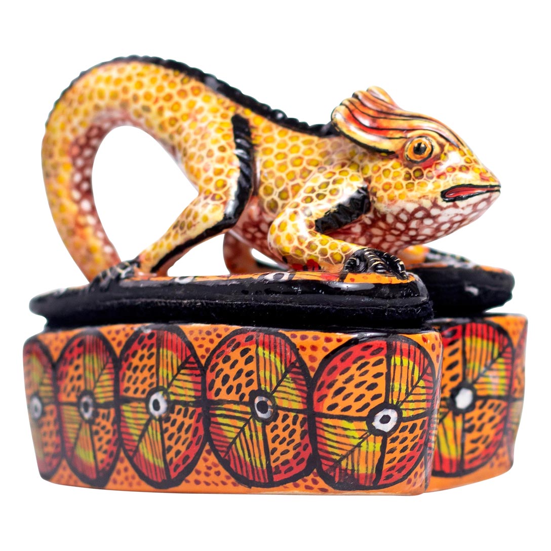 Chameleon jewelry box