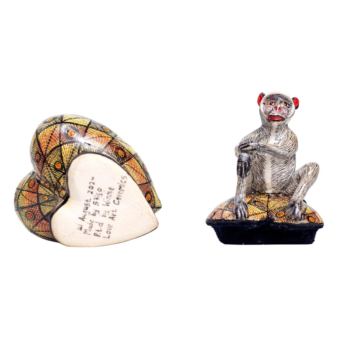 Small monkey jewelry box