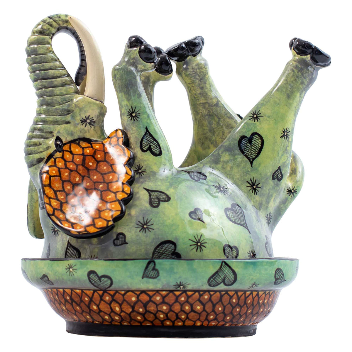 Elephant butterdish
