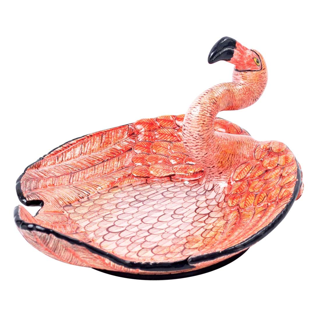 Flamingo, coin dish