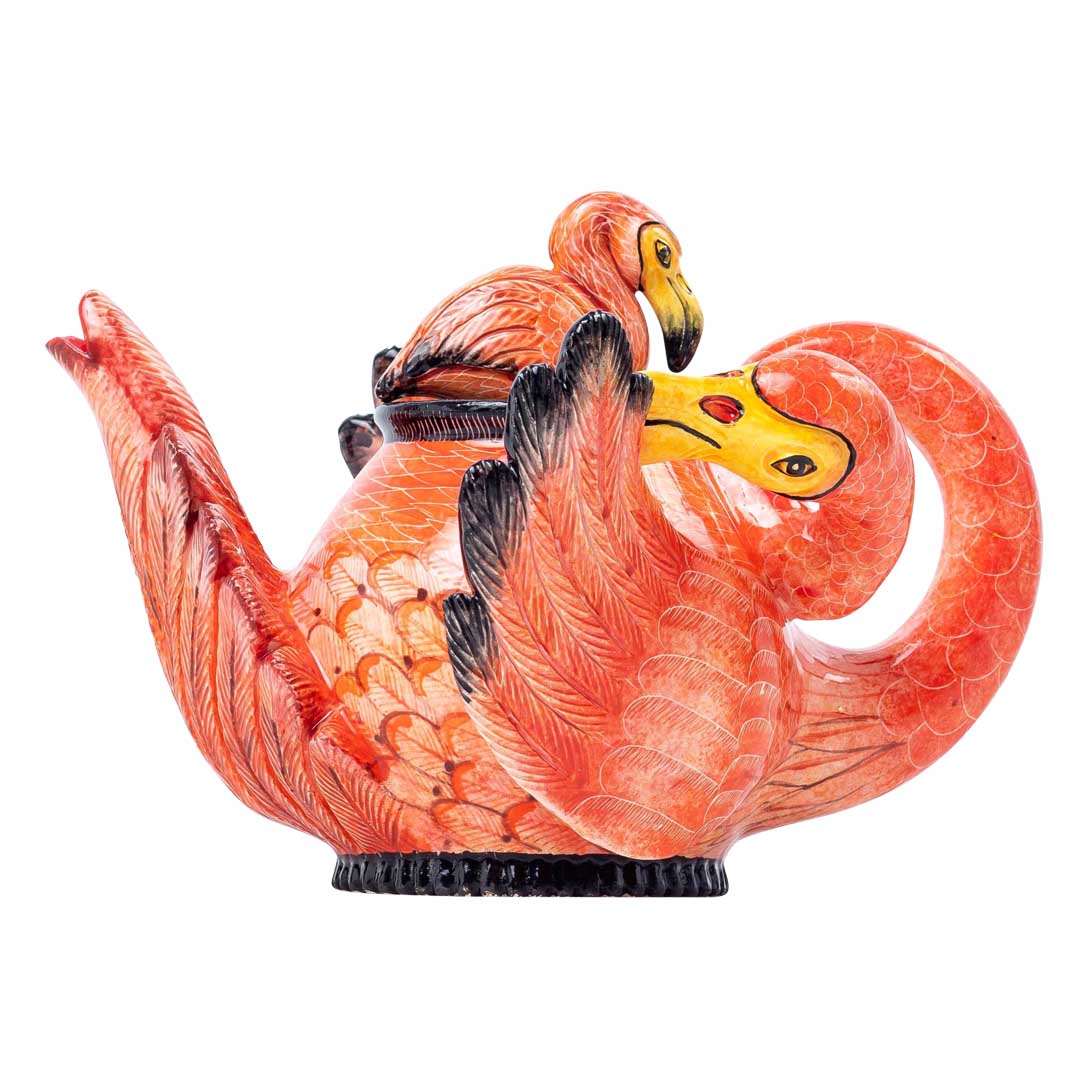 Flamingo teapot