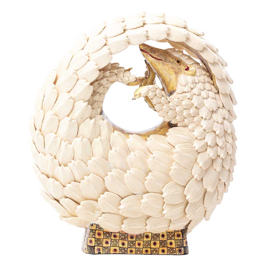 Pangolin sculpture