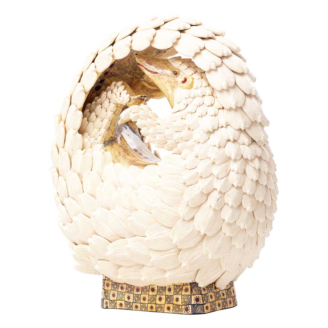 Pangolin sculpture