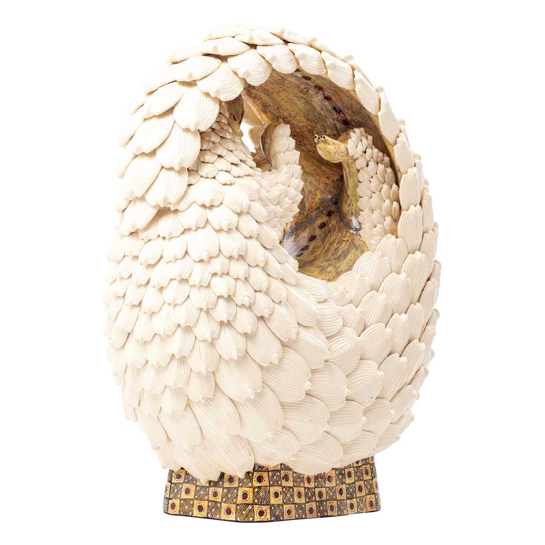 Pangolin sculpture