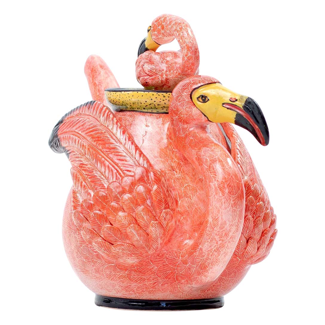 Flamingo teapot