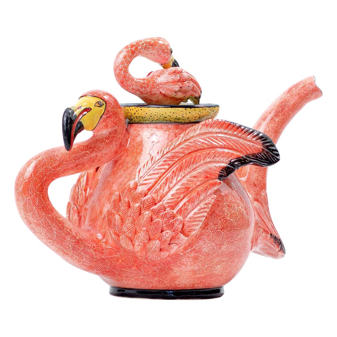 Flamingo teapot