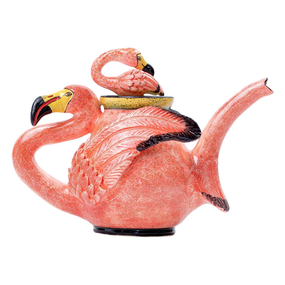 Flamingo teapot