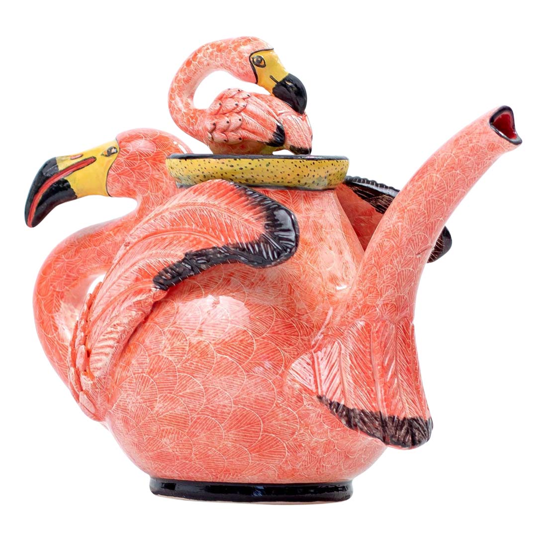 Flamingo teapot