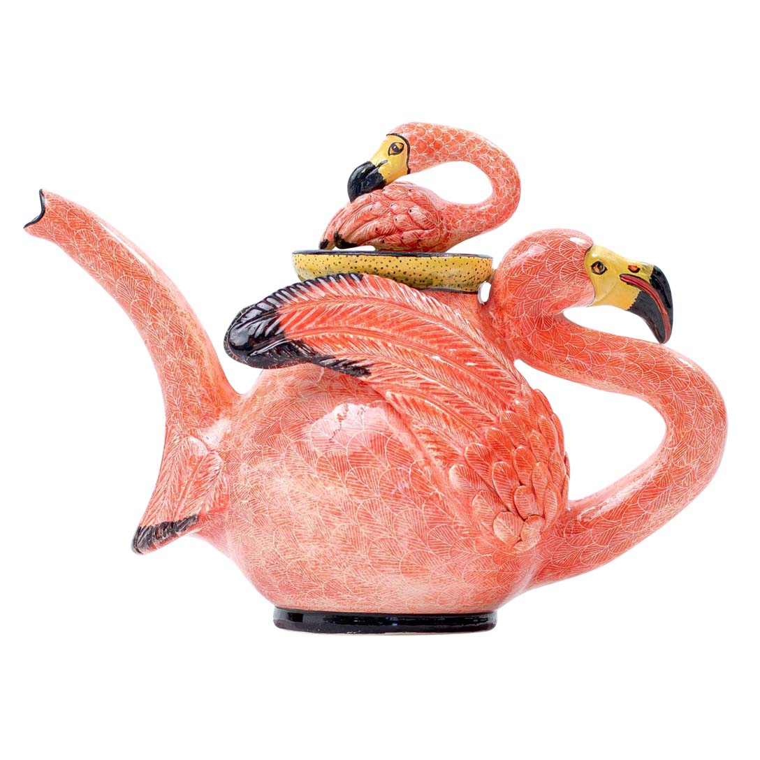 Flamingo teapot