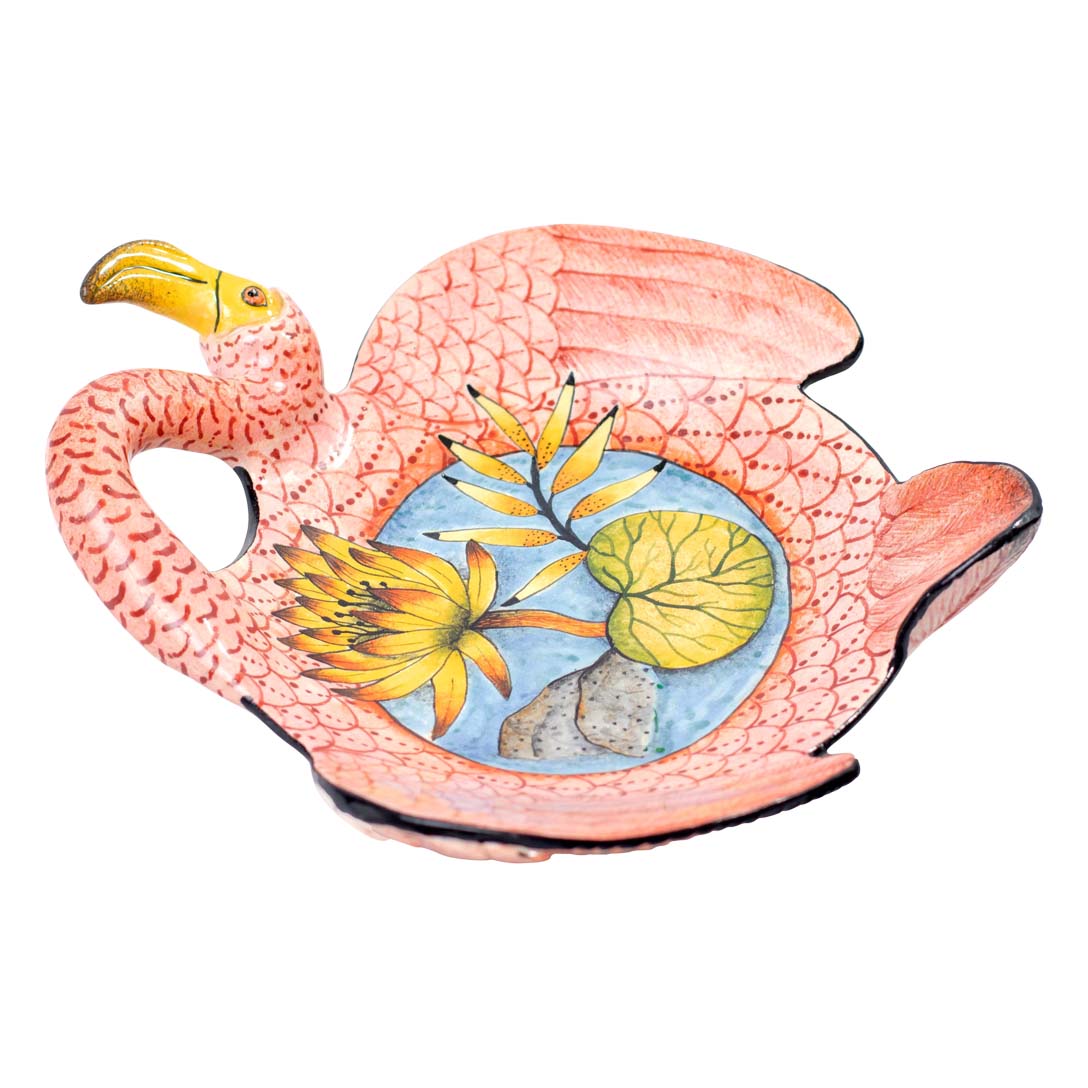 Flamingo coin dish