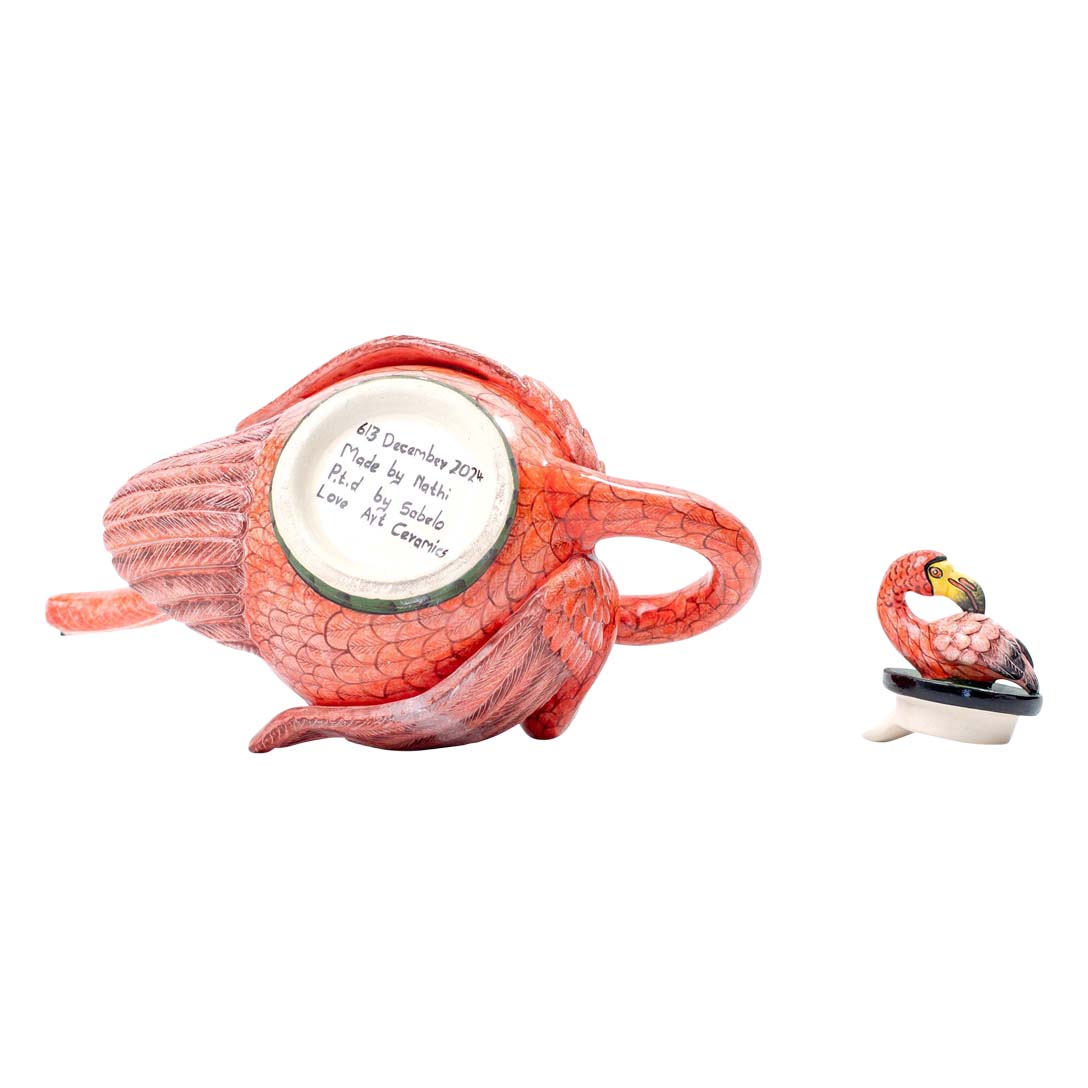 Flamingo teapot