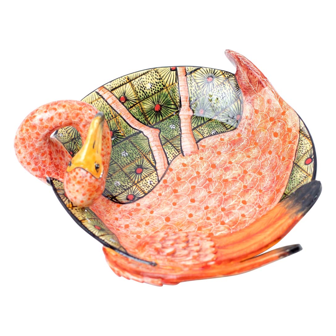 Flamingo coin dish