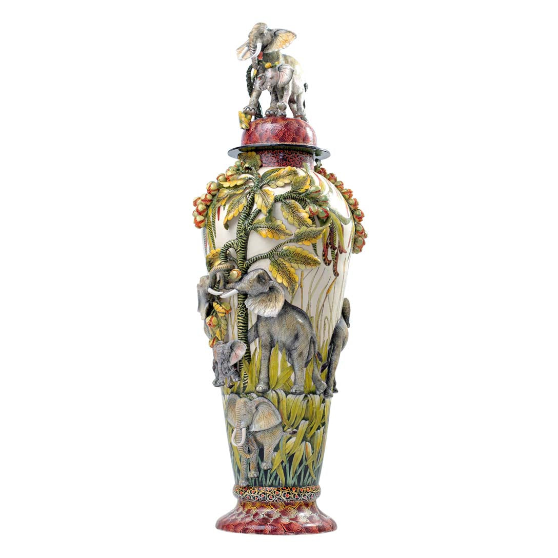 Elephant urn