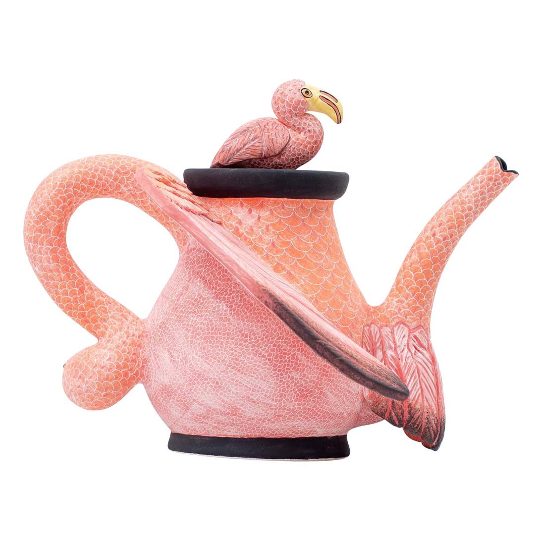 Flamingo teapot