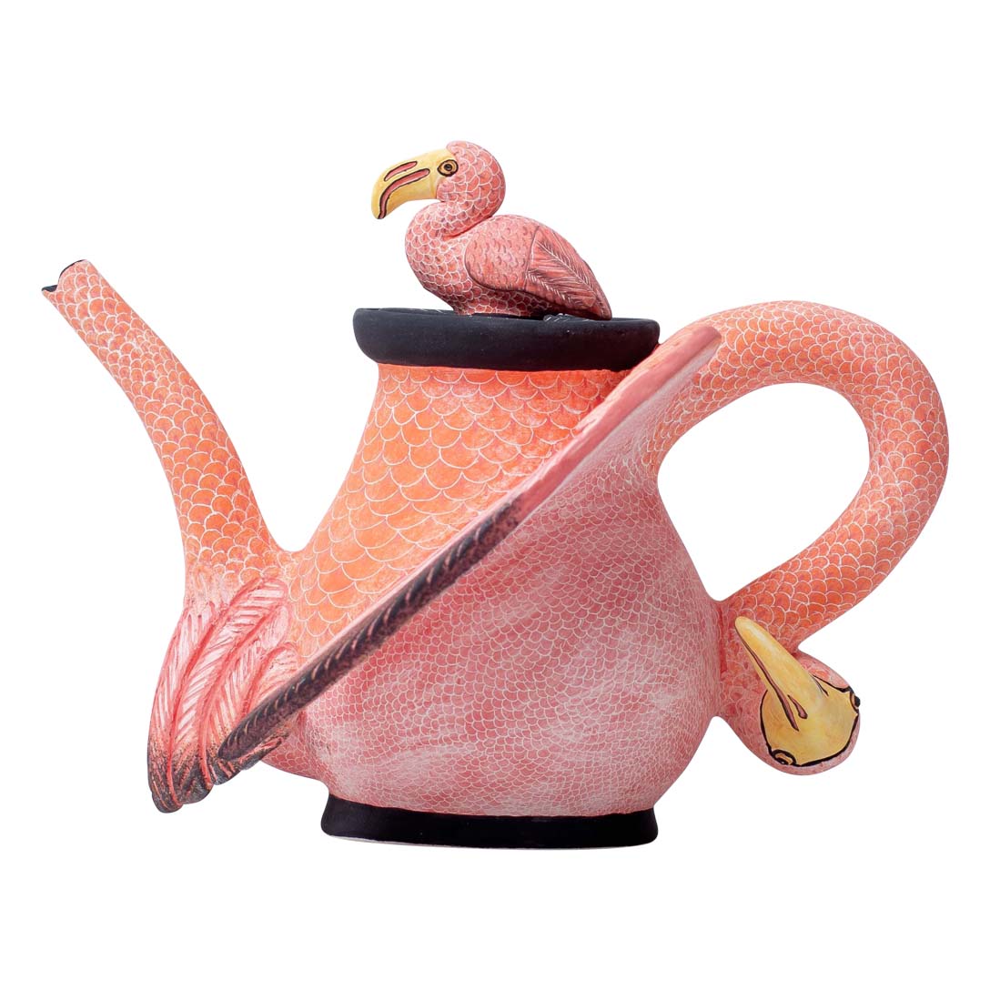 Flamingo teapot