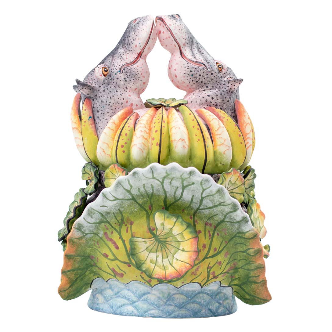 Hippo & waterlily tureen