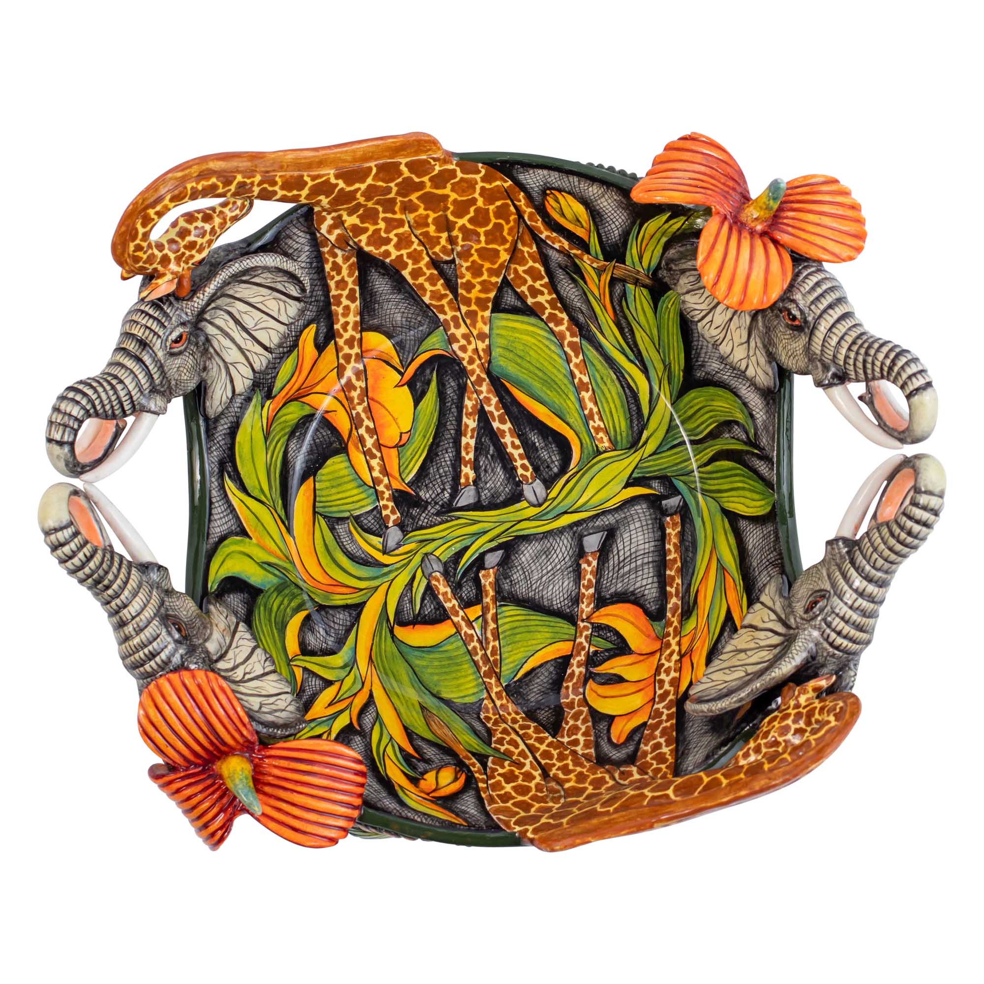 Elephant & giraffe bowl