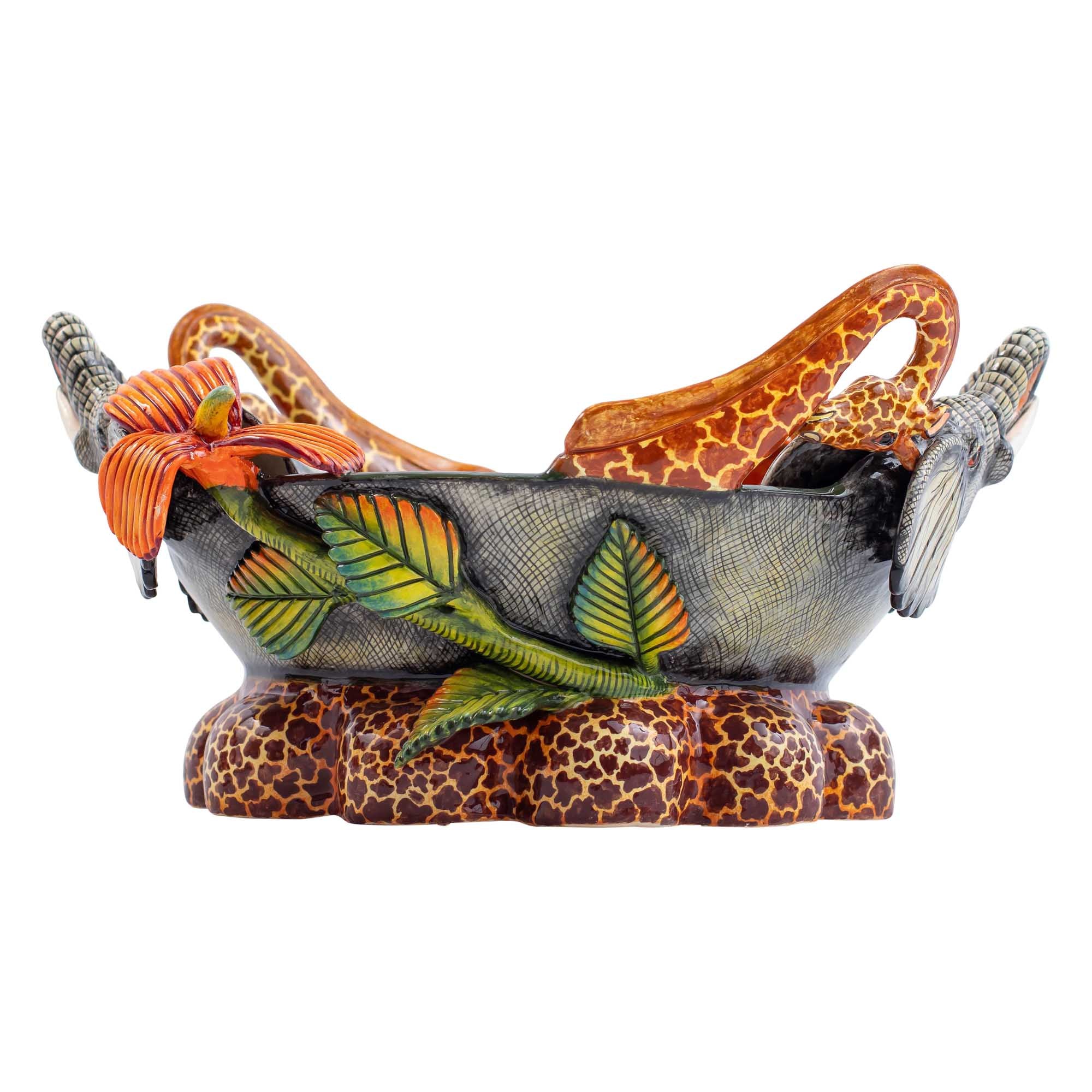 Elephant & giraffe bowl