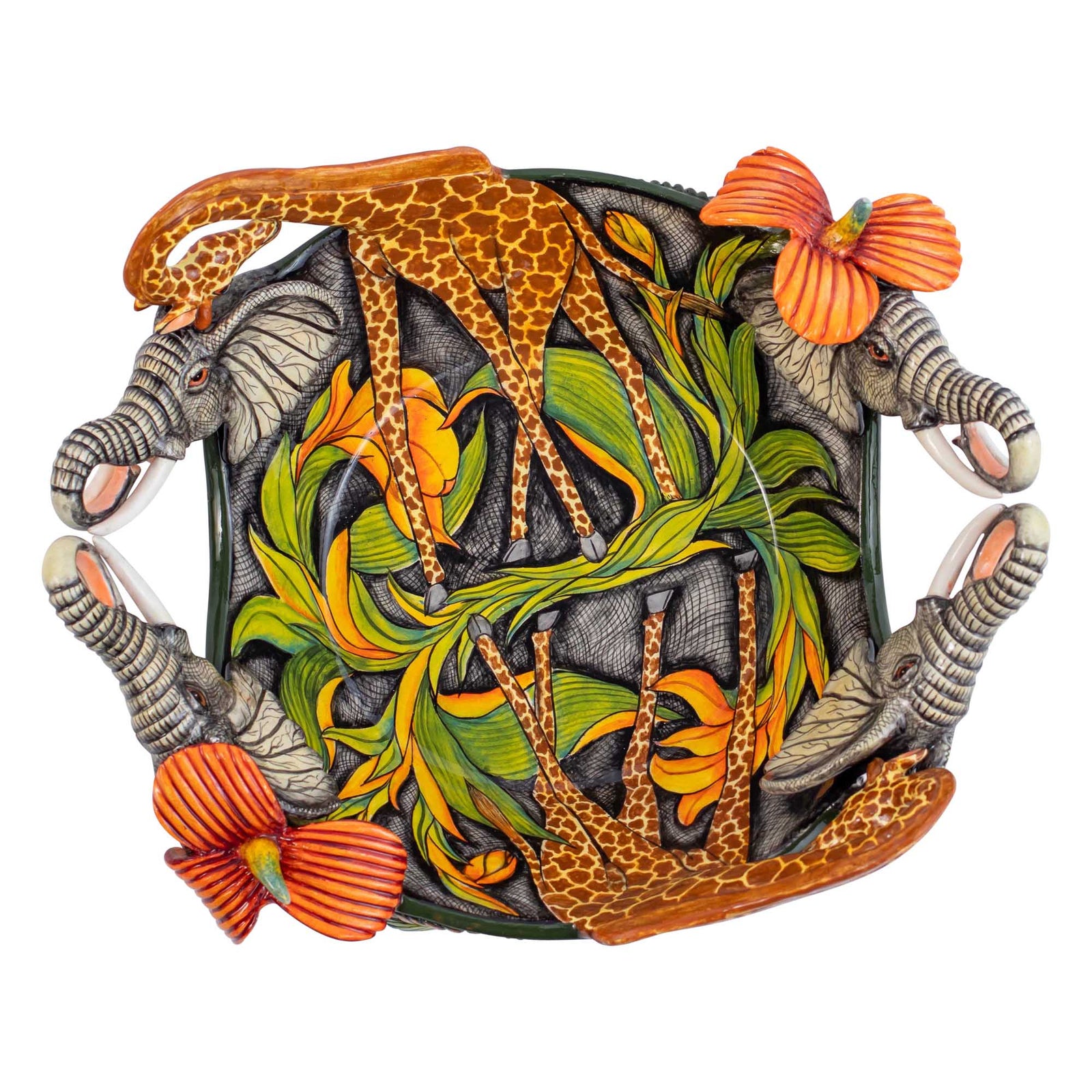 Elephant & giraffe bowl