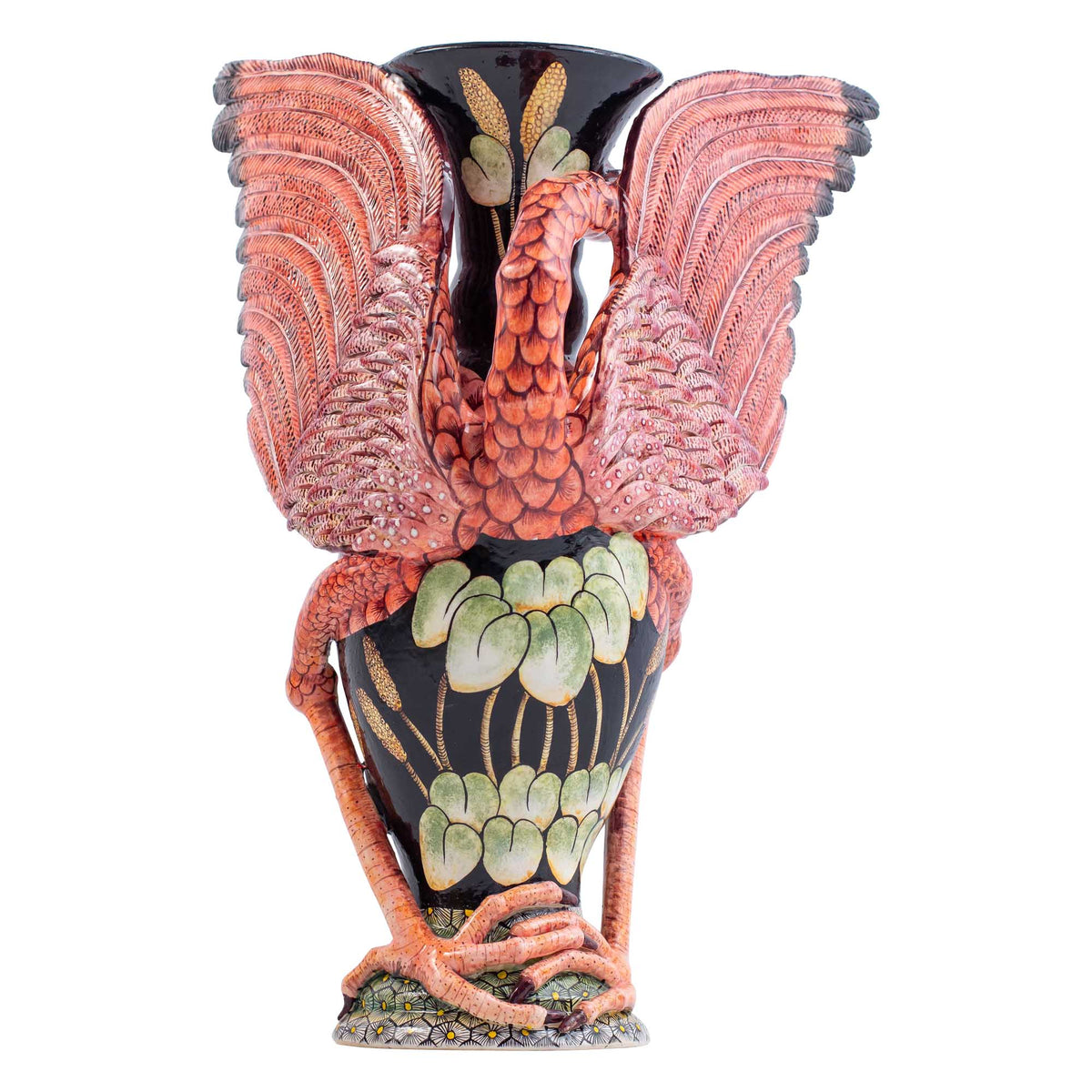 Flamingo vase