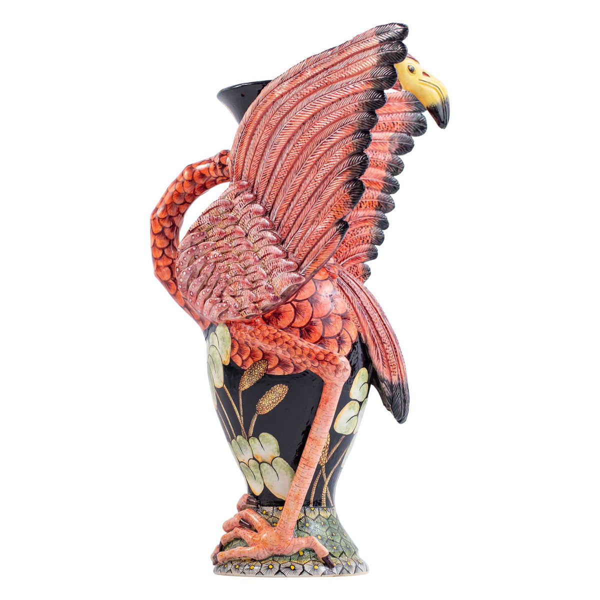 Flamingo vase