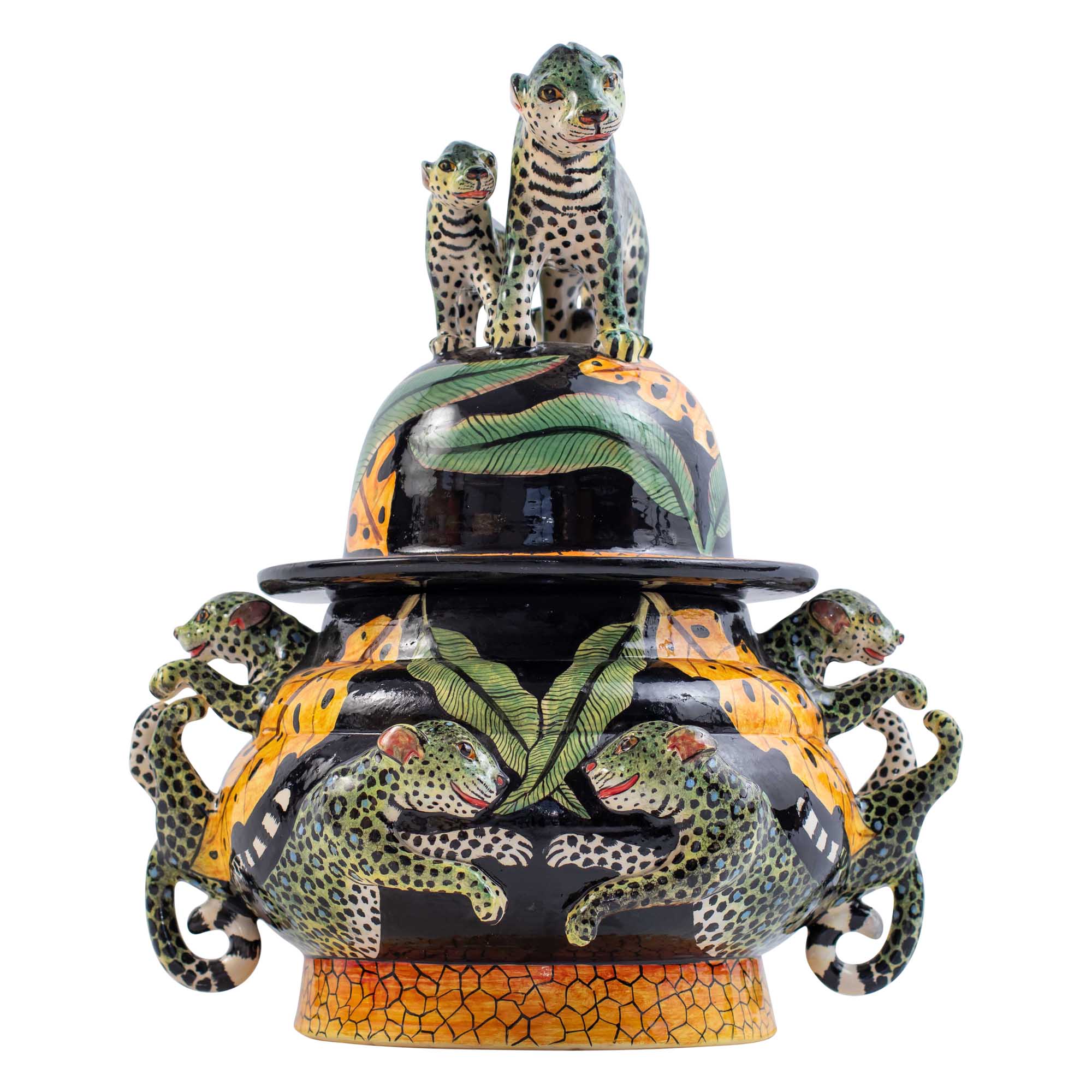 Leopard tureen