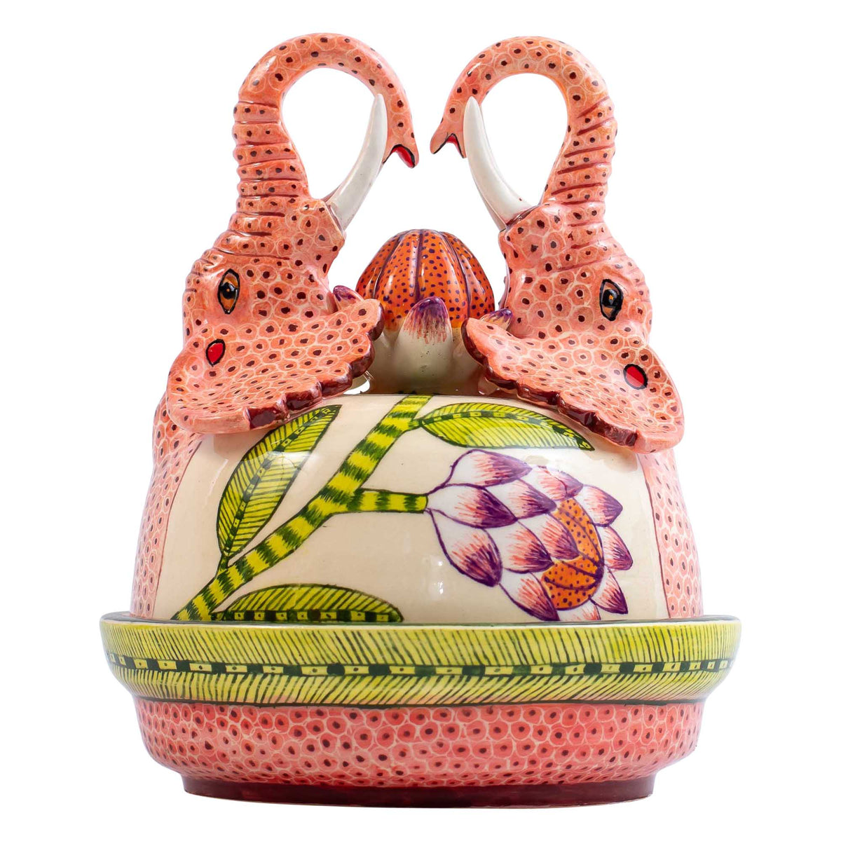 Elephant butterdish