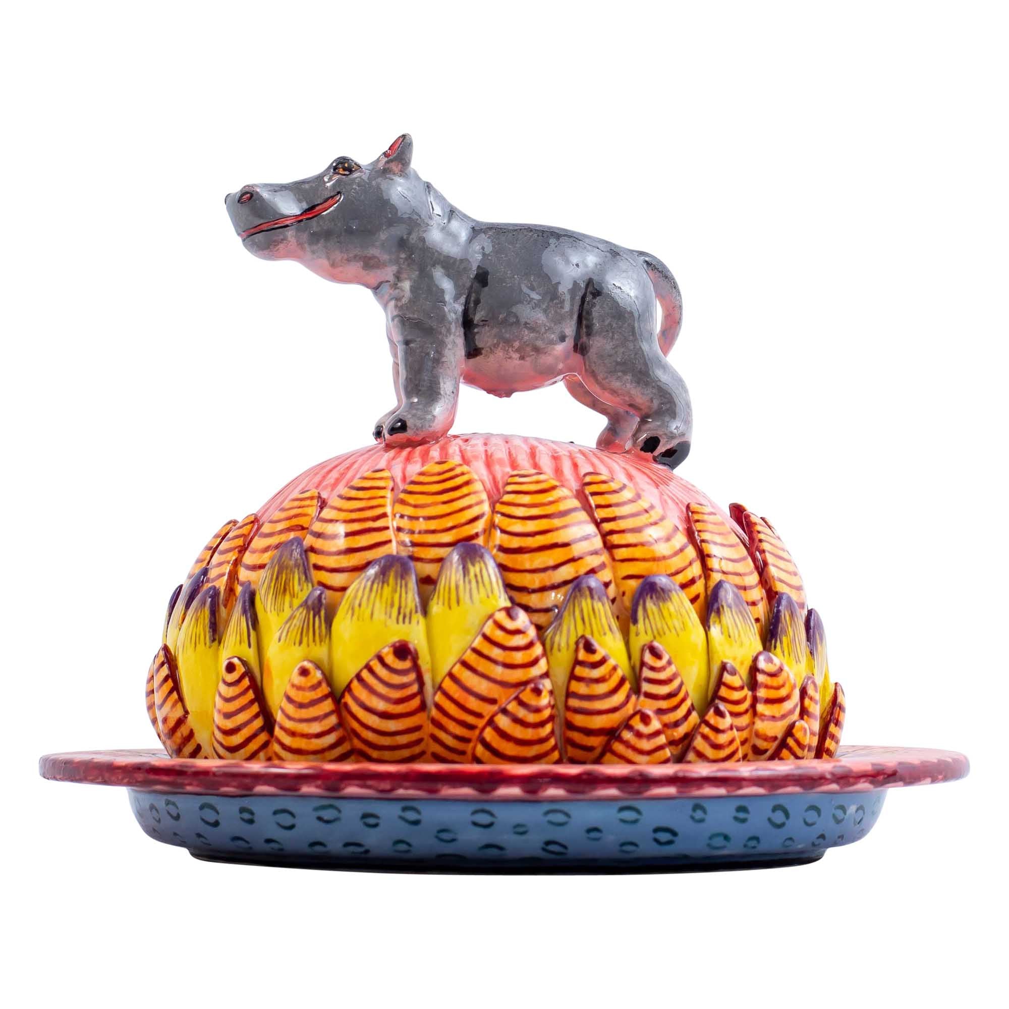 Hippo butterdish