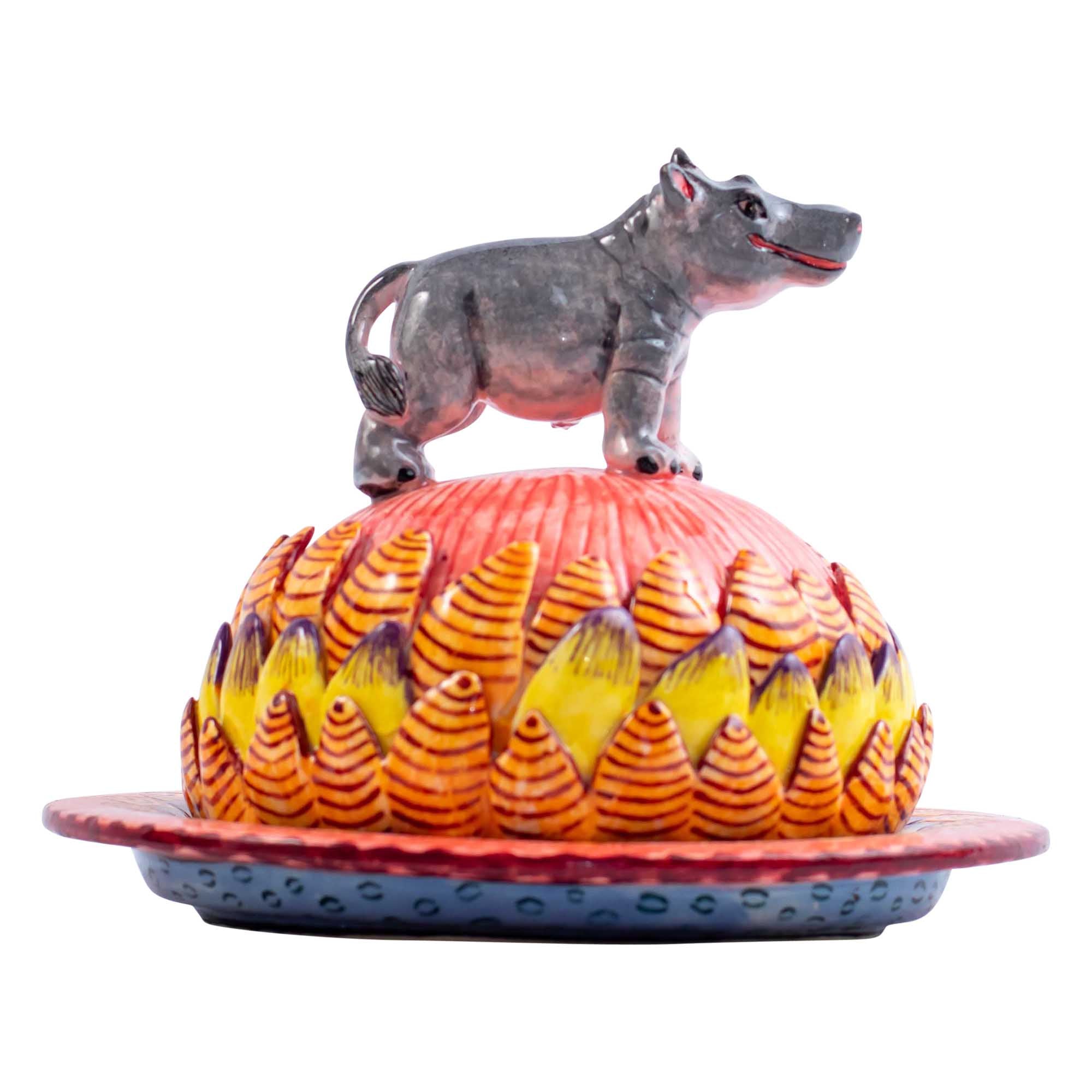 Hippo butterdish