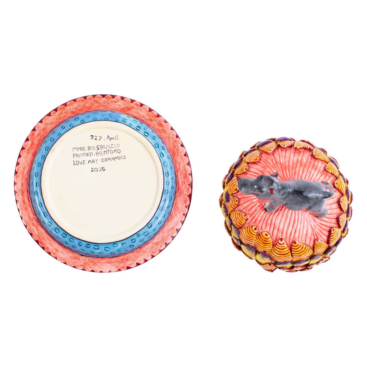 Hippo butterdish
