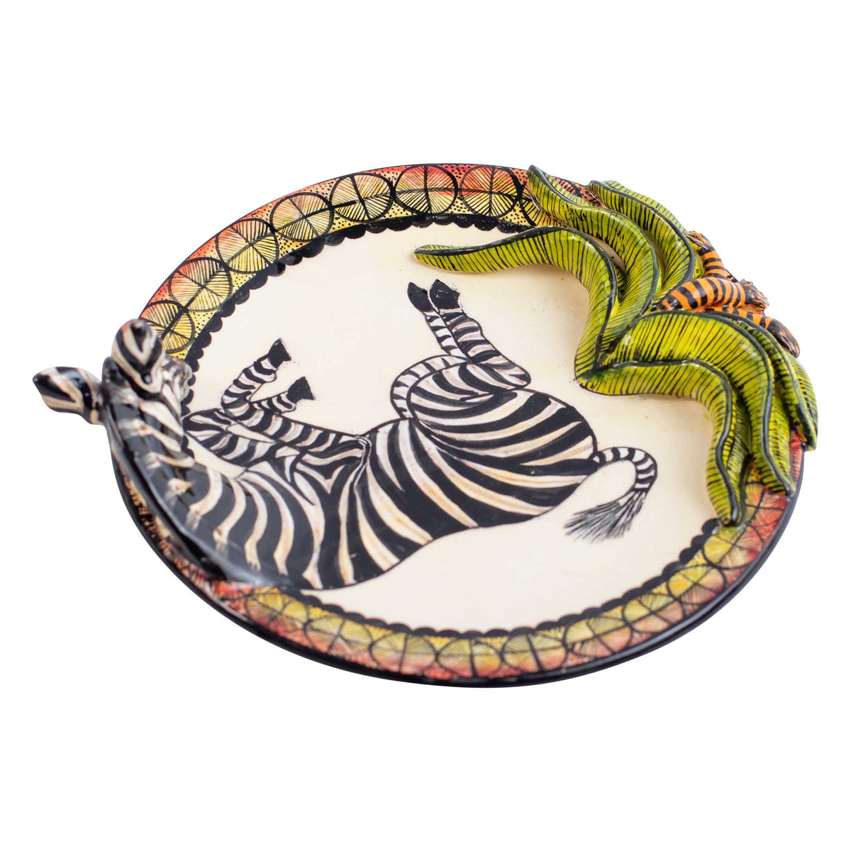 Zebra coin dish