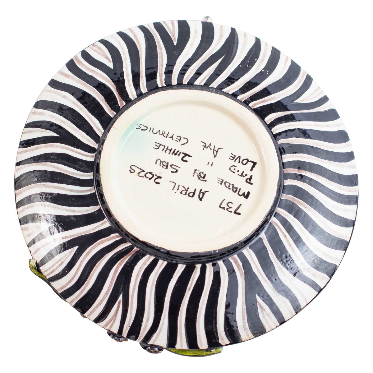Zebra coin dish
