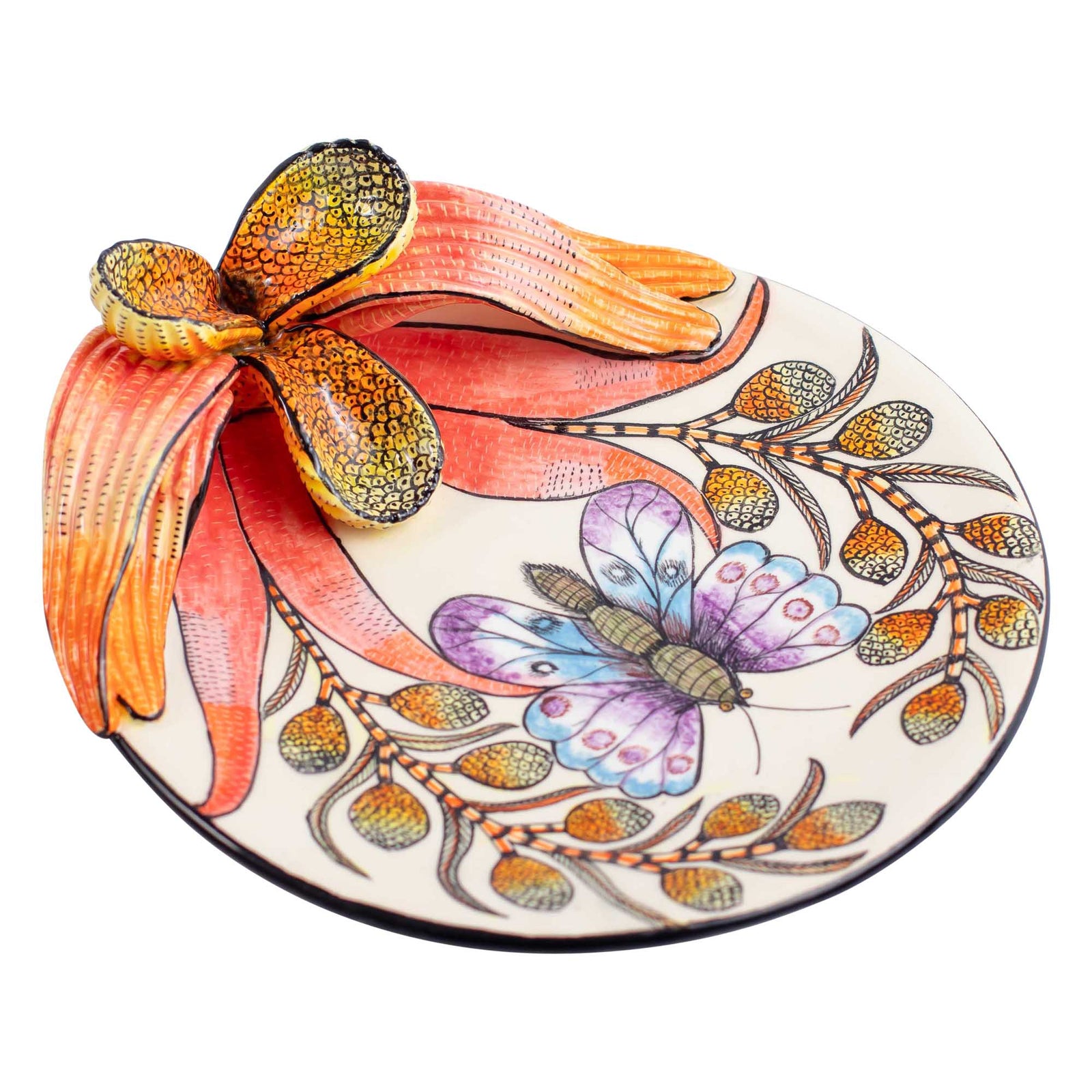 Butterfly coin dish