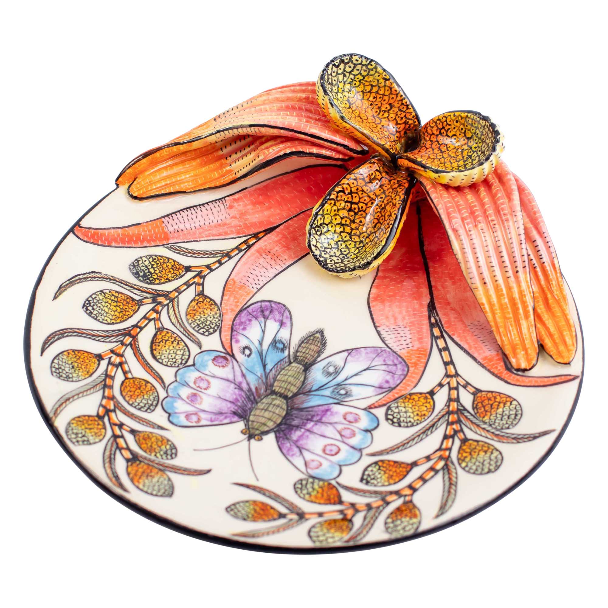 Butterfly coin dish
