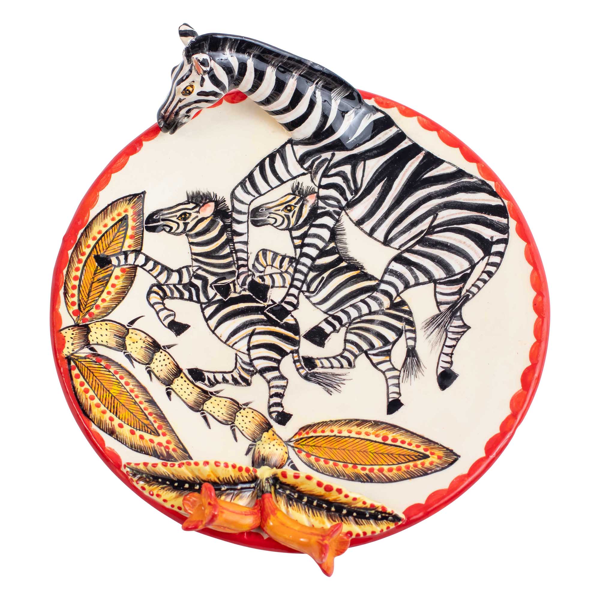 Zebra coin dish