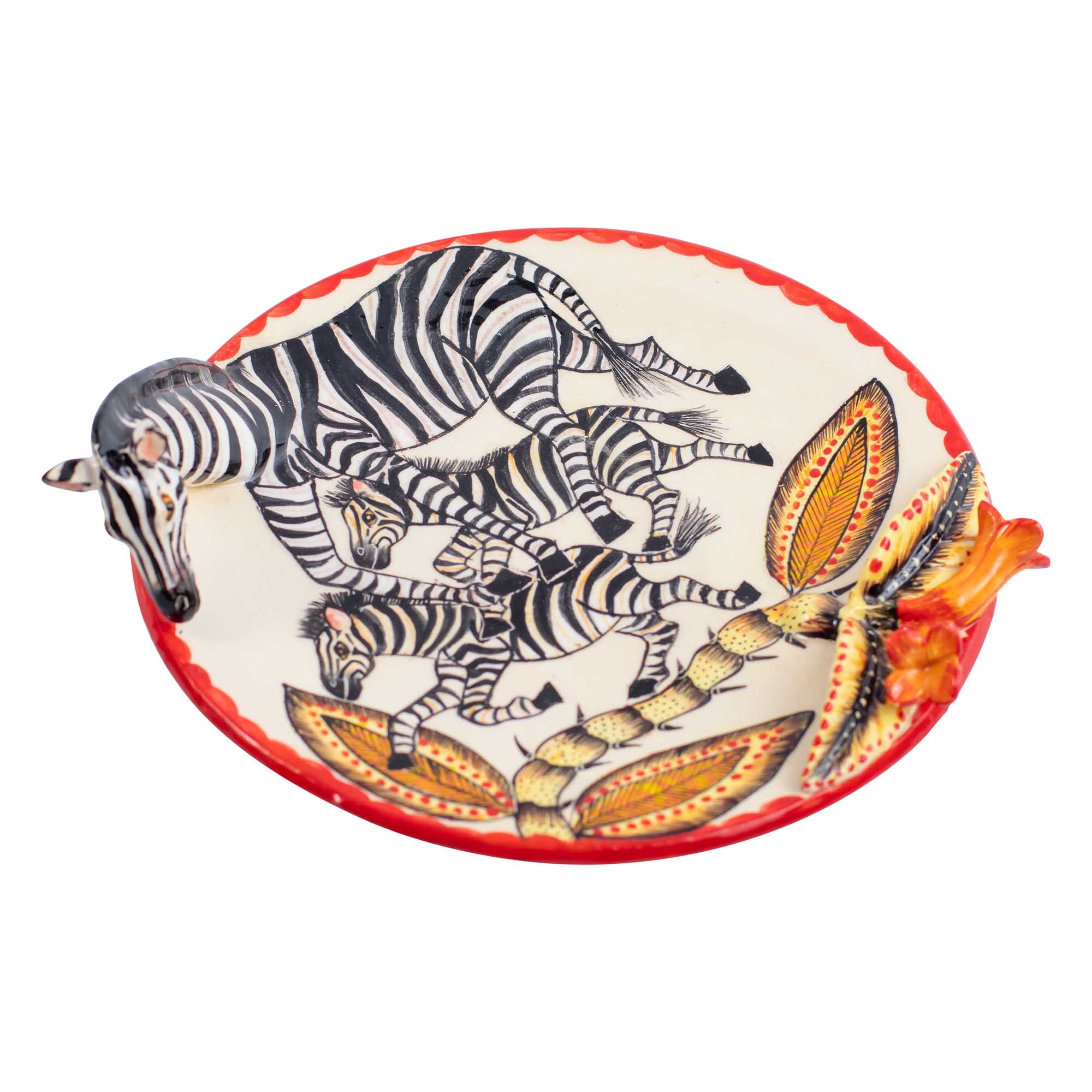 Zebra coin dish