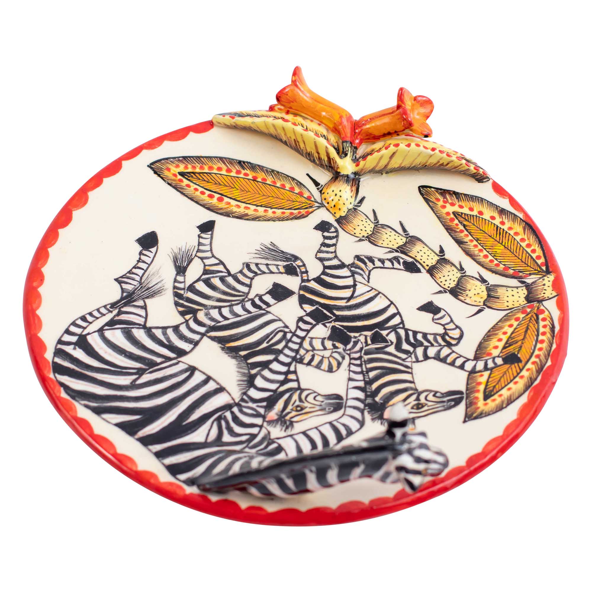Zebra coin dish