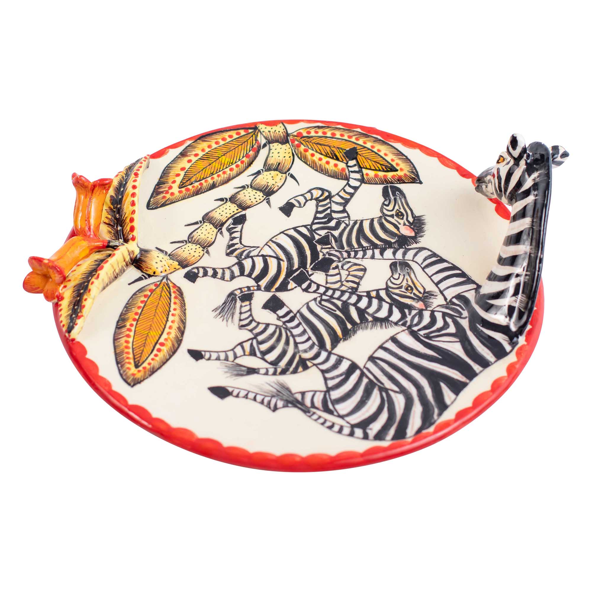 Zebra coin dish