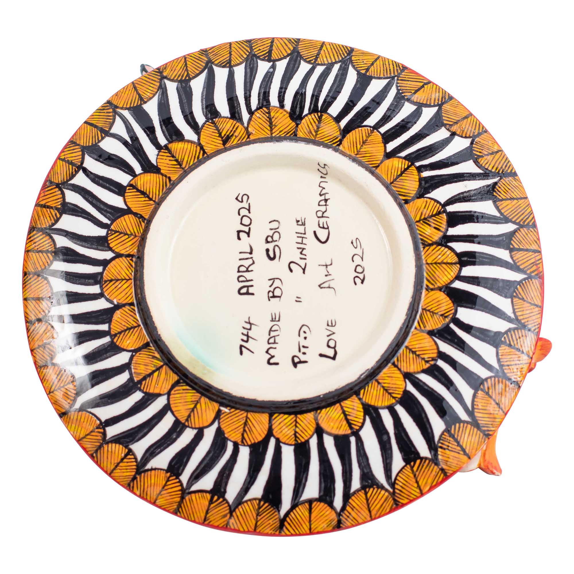 Zebra coin dish