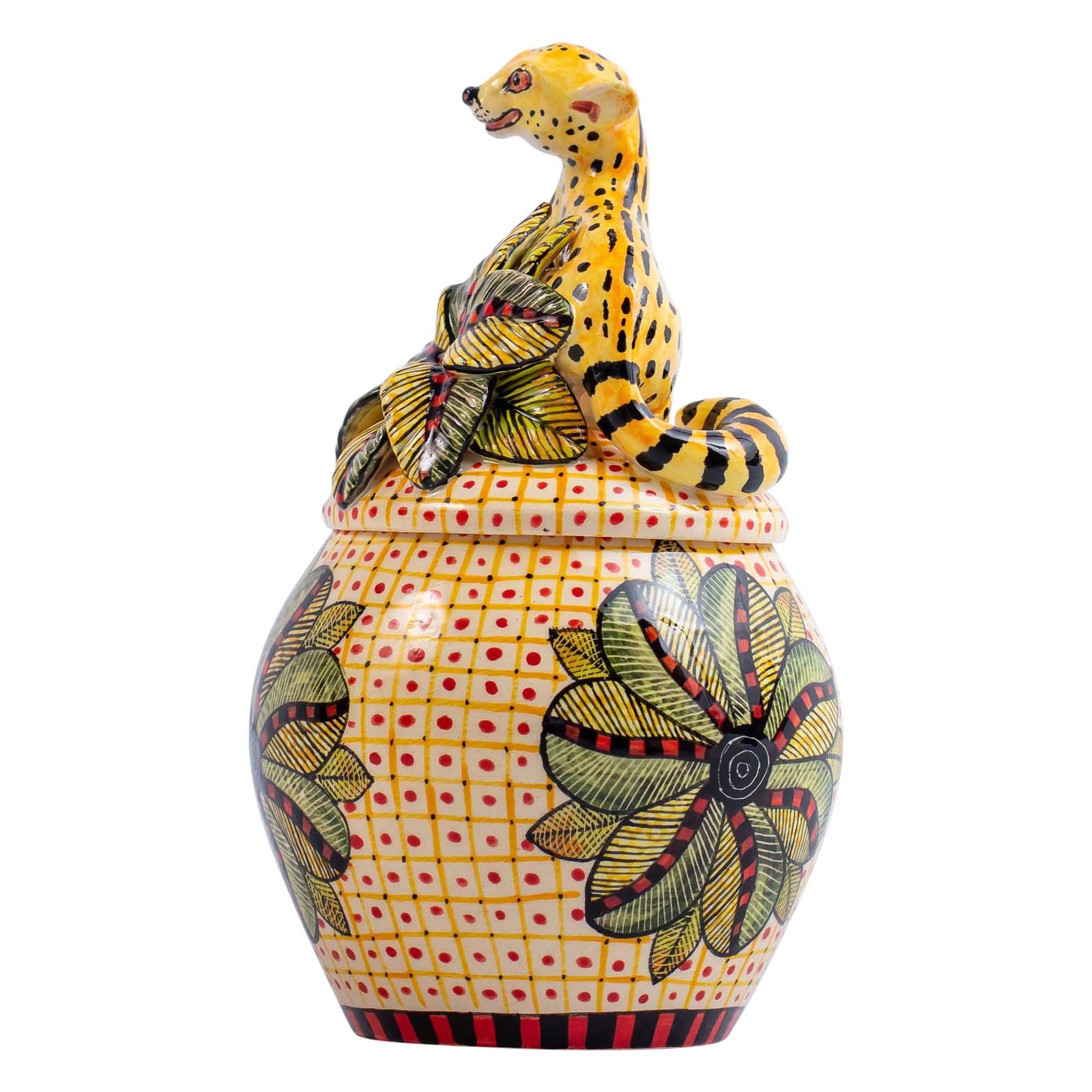 Serval cat jewelry box