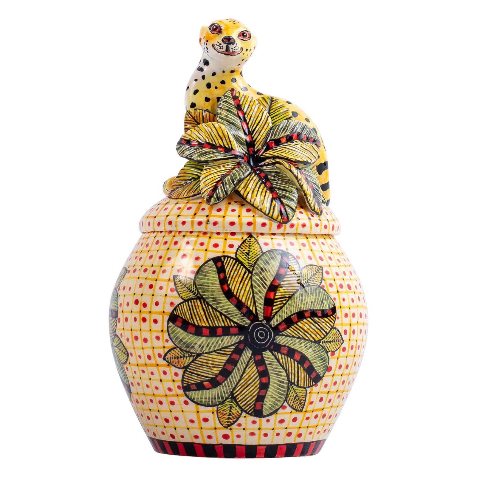 Serval cat jewelry box