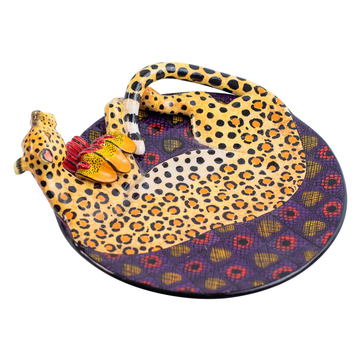 Leopard coin dish